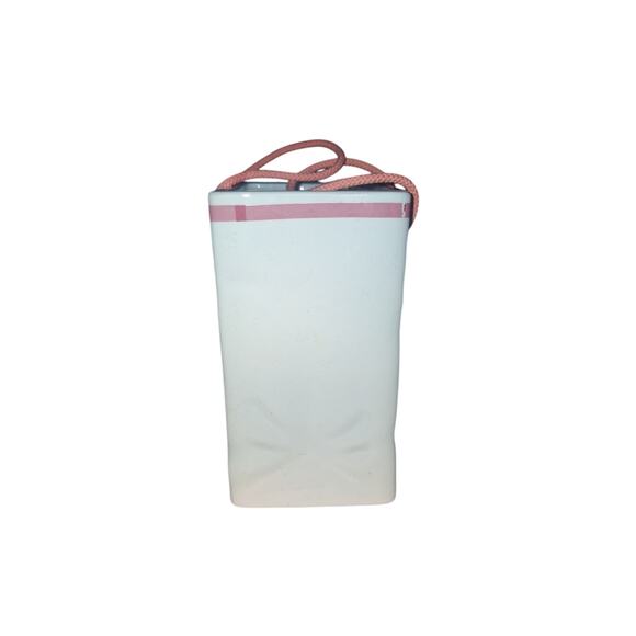 Vintage FTDA 1986 Cottagecore Decor Ceremic Gift Bag Vase Pen/Pencil Holder - Picture 3 of 7